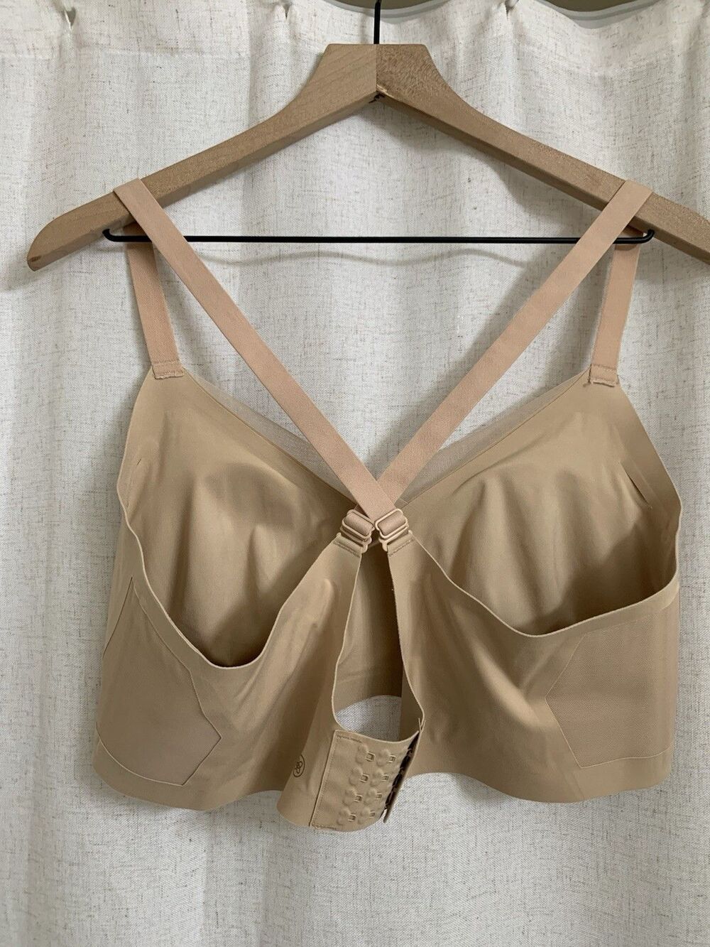 Honey Love Wireless Crossover Bra Sand Size 2XL nwot - Picture 6 of 11